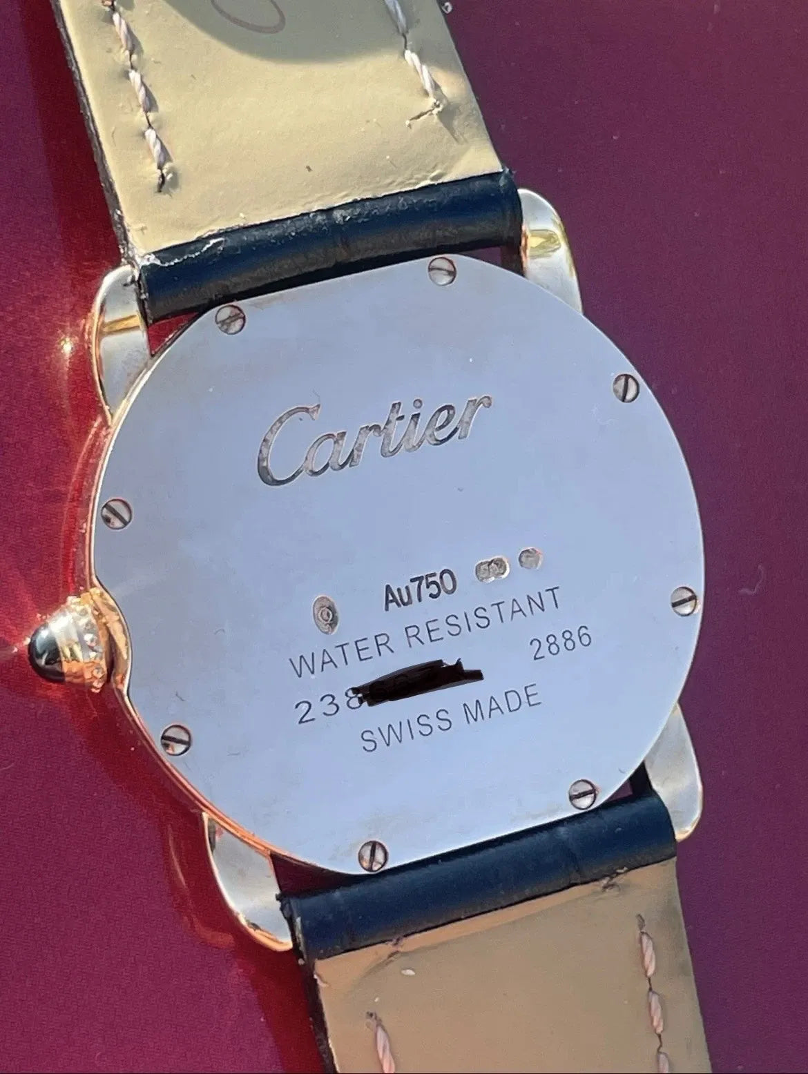 Cartier Ronde LC Rose Gold Years 2019 Watch And Card Ref 2886