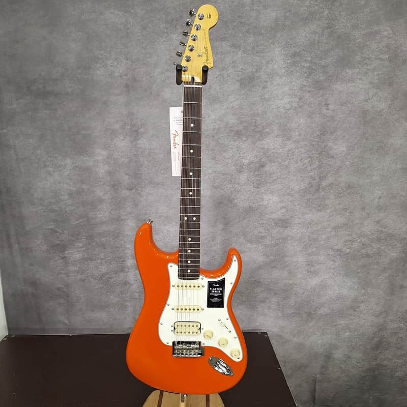 Fender Player II Stratocaster HSS 2026 - Rallye Orange-new drop! weighs 7.0 pounds