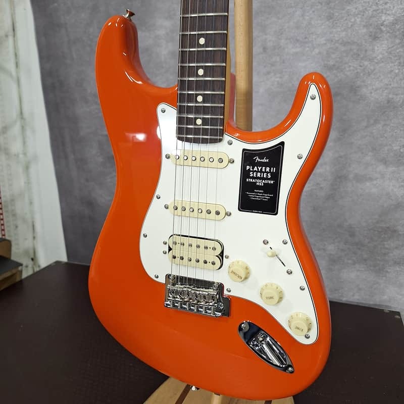 Fender Player II Stratocaster HSS 2026 - Rallye Orange-new drop! weighs 7.0 pounds
