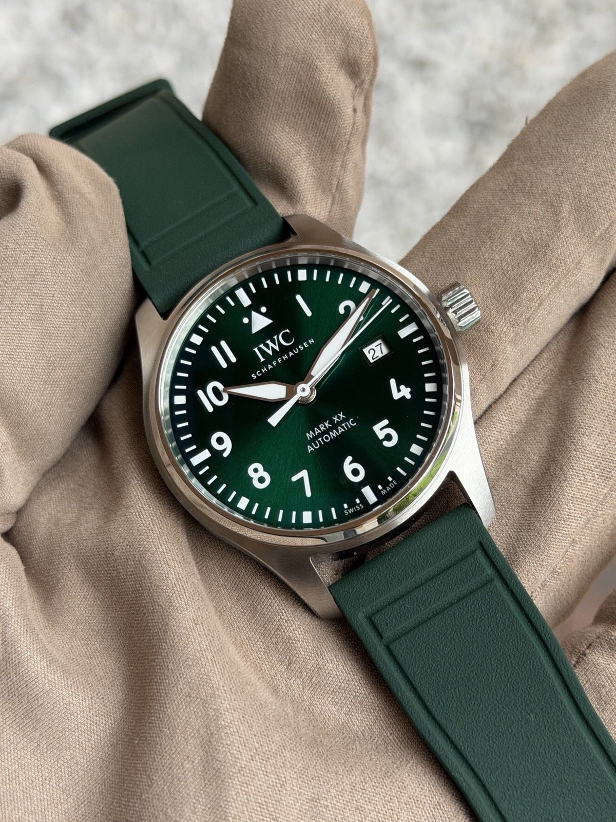 IWC IW328205 Mark XX Green, steel 40mm BNIB