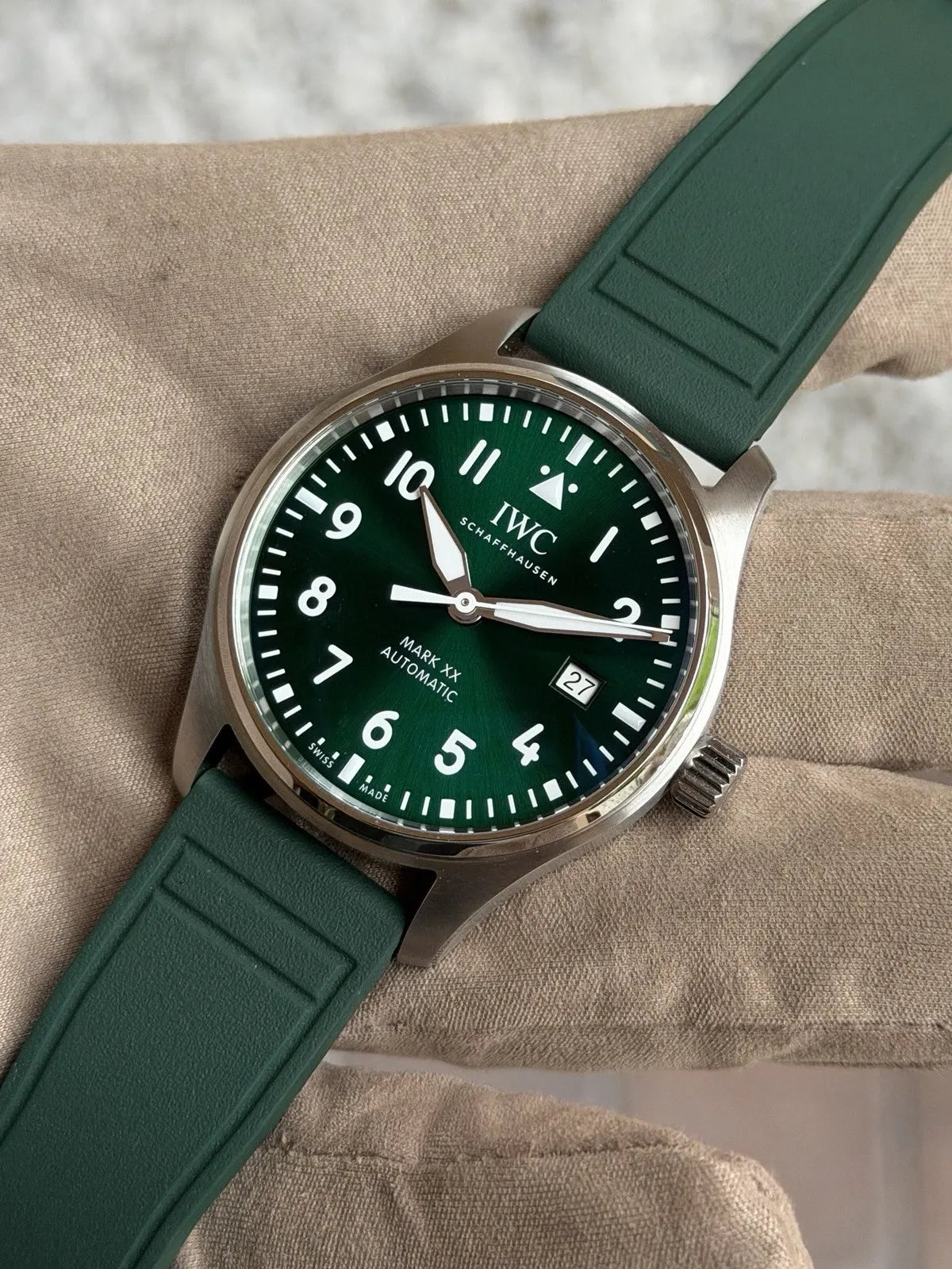 IWC IW328205 Mark XX Green, steel 40mm BNIB