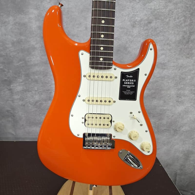 Fender Player II Stratocaster HSS 2026 - Rallye Orange-new drop! weighs 7.0 pounds