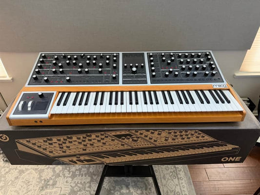 Moog One 16-Voice 61-Key Polyphonic Analog Synthesizer 2018 - Present - Black/Ash